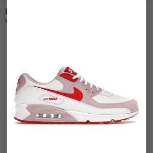 Nike Air Max 90 Red and White Sneakers